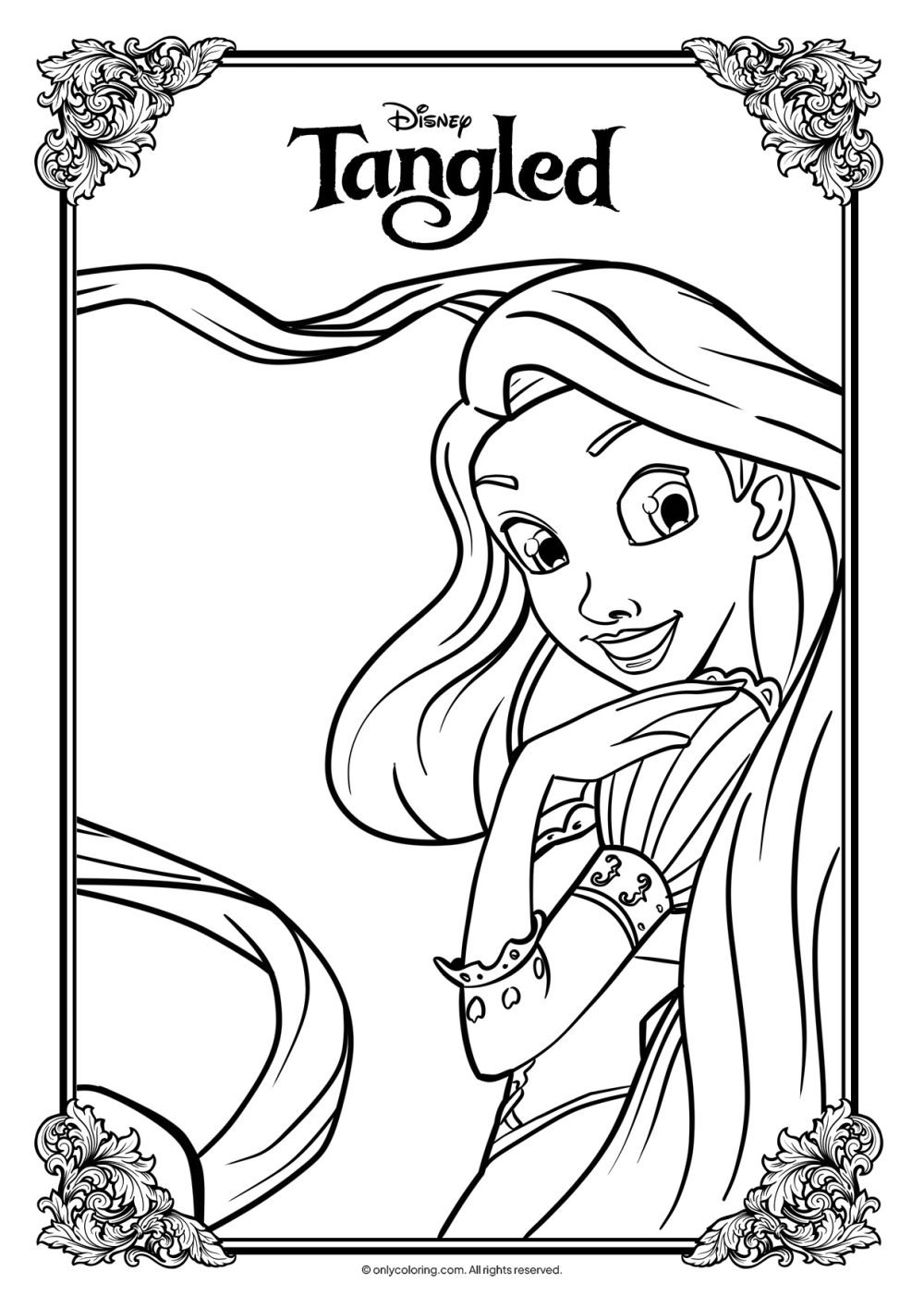 Disney-Princess-Colouring_04_Rapunzel